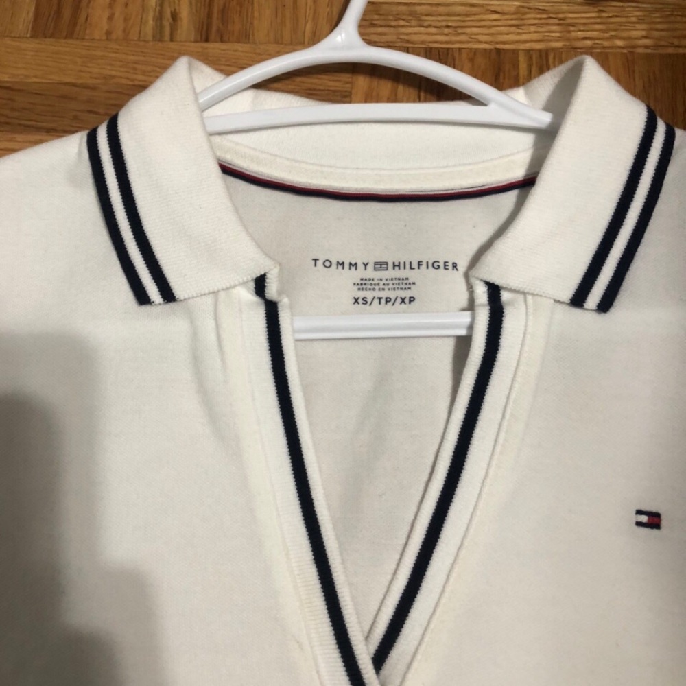 Extra small white Tommy polo new without tags - Picture 3 of 3